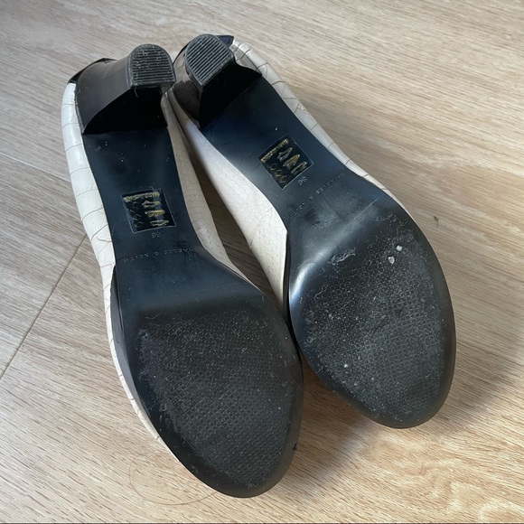 Buckle Decor Python Pattern Platform Heels - Picture 6 of 6